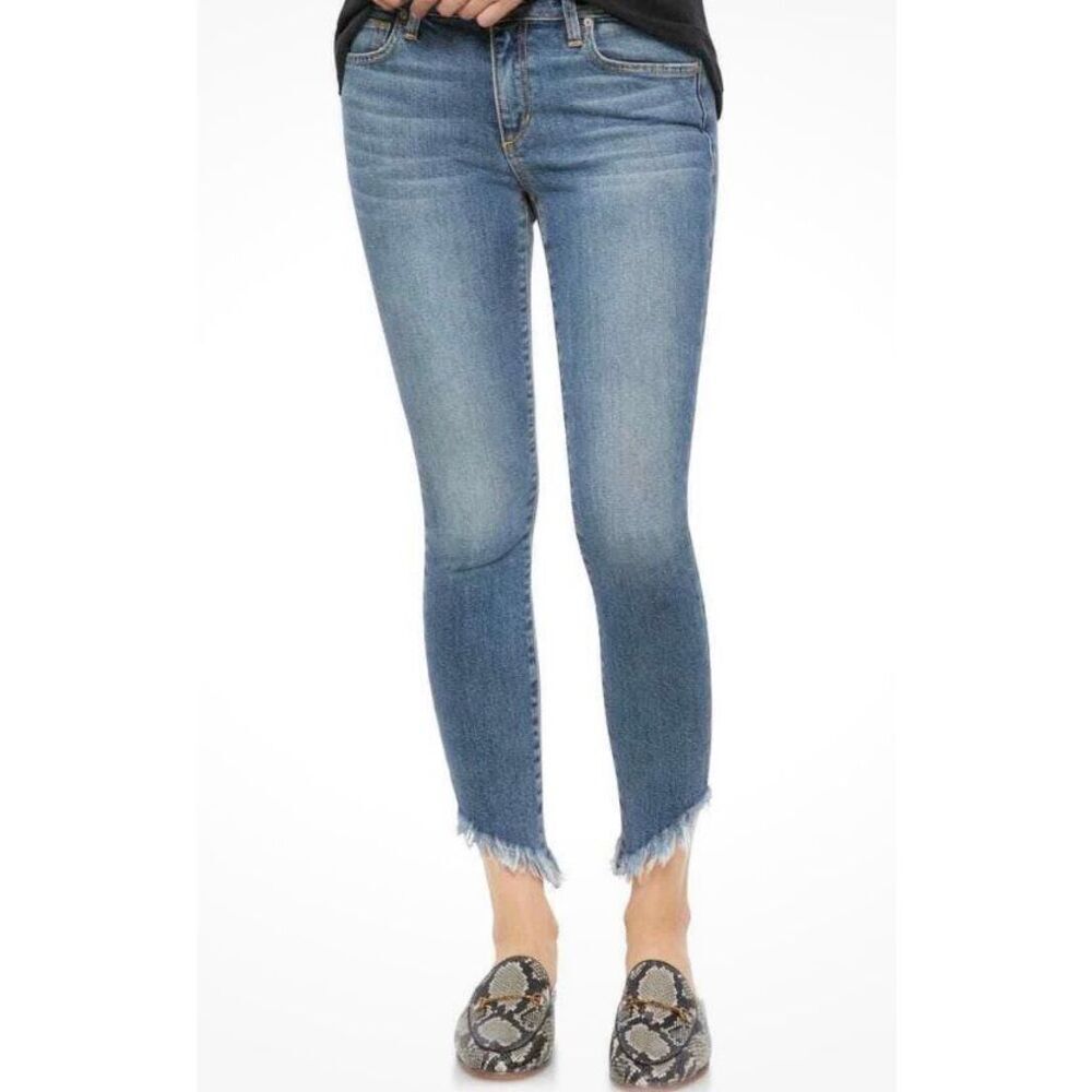 Joe's Jeans Icon Frayed Hem Ankle Skinny Jeans Size 31 (US 10) NWT